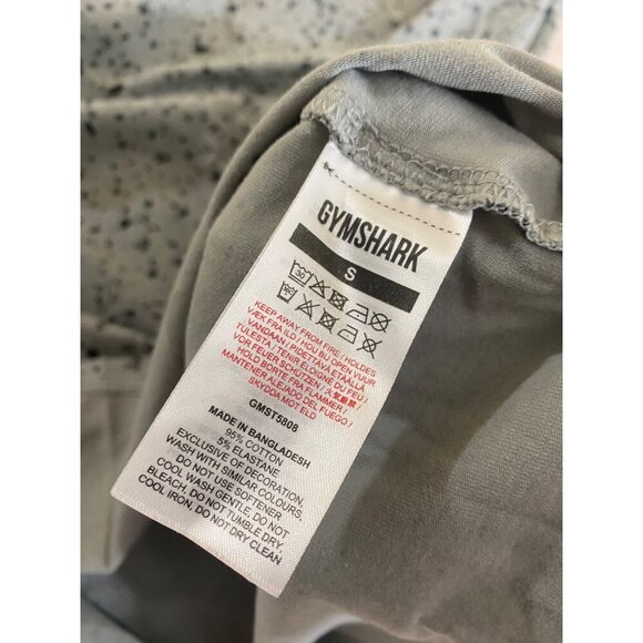 Gymshark Men's Grey Speckled Short Sleeve Active T Shirt - Small - Picture 11 of 12